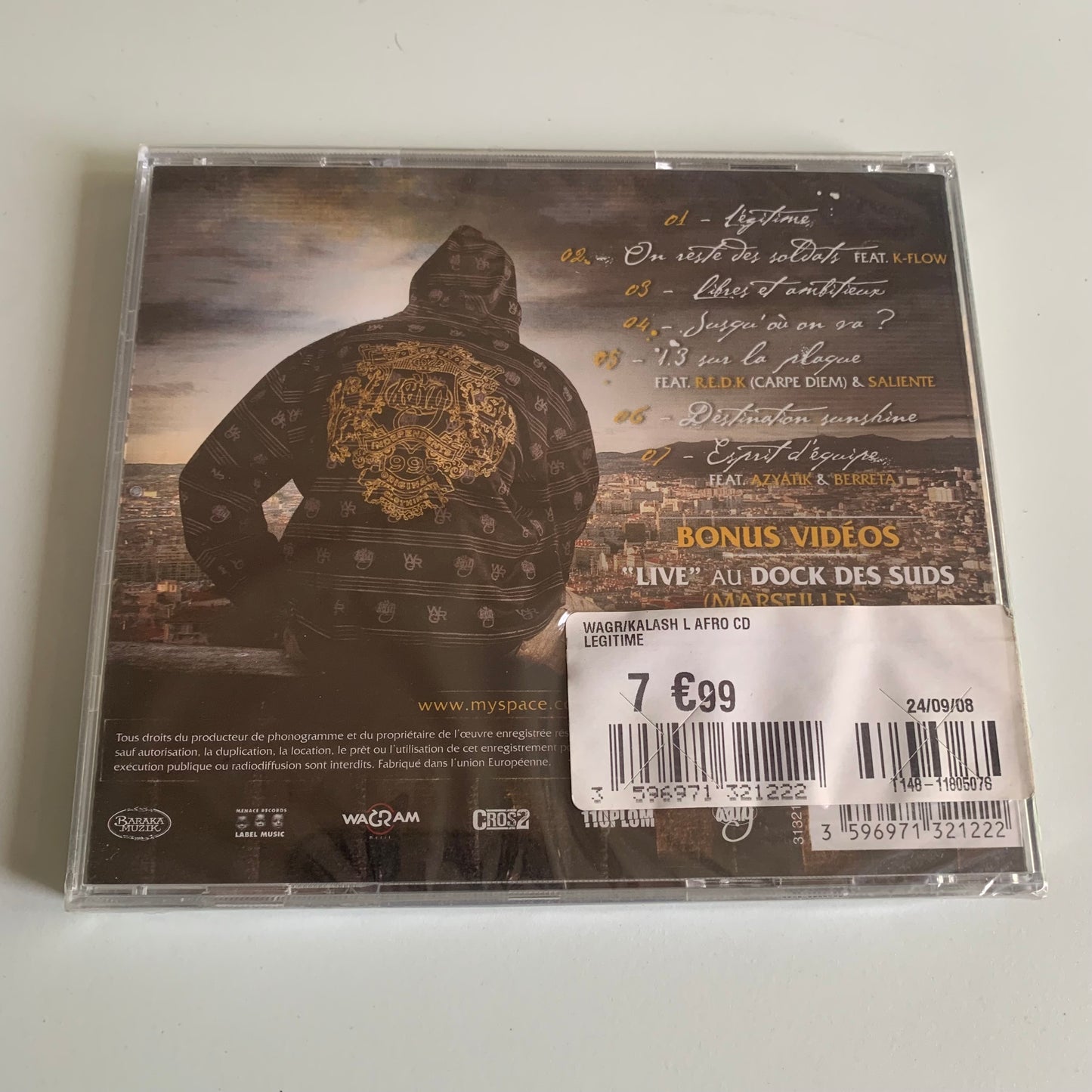 Kalash L'afro - Légitime - 2008 Neuf sous Blister