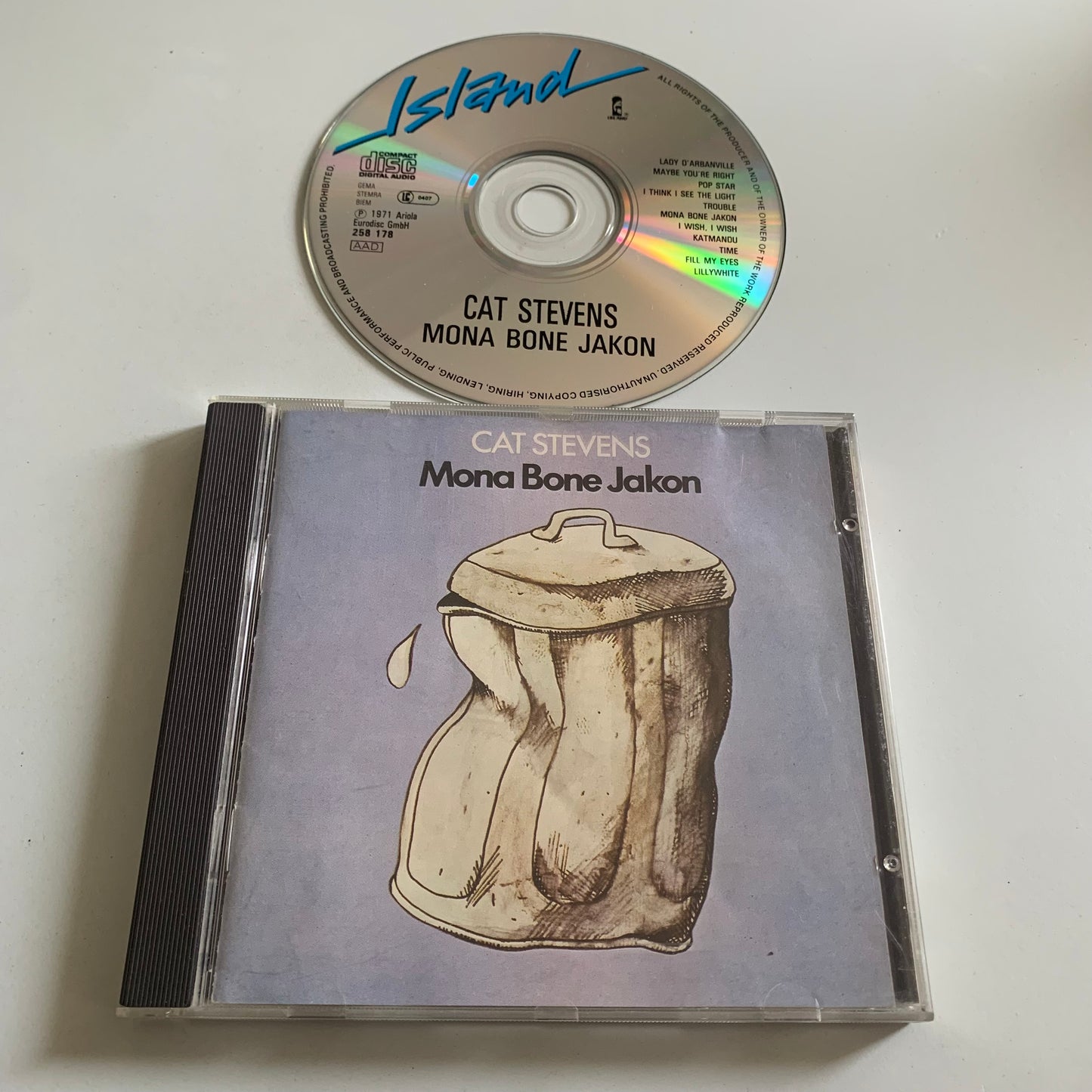 CD - Cat Stevens - Mona Bone Jakon - 1987 Occasion