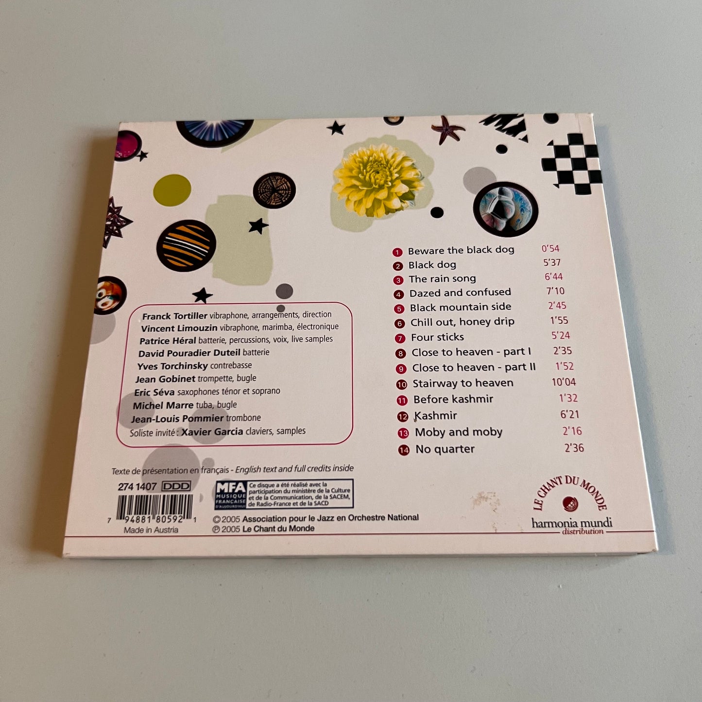 CD - ONJazz - Franck Tortiller - Close To Heaven - 2005
