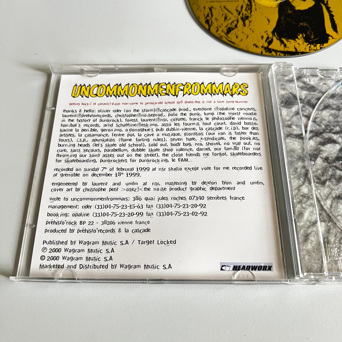 CD - Uncommonmenfrommars - Welcome To - 2000