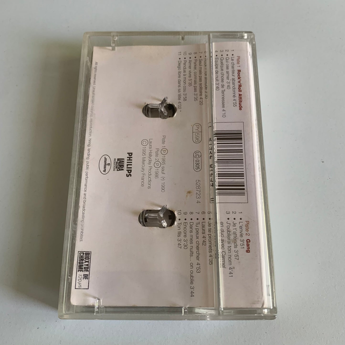 Johnny Hallyday - Paroles D'hommes - 1995 Occasion