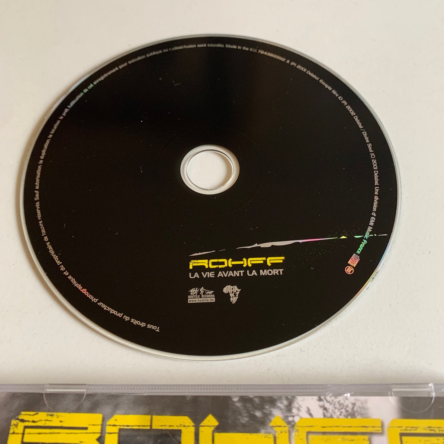 CD - Rohff - La Vie Avant La Mort - 2002 Occasion