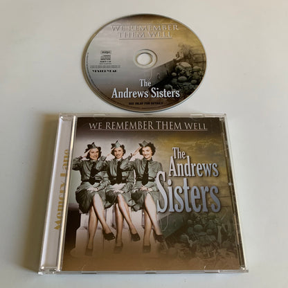 CD - The Andrews Sisters - We Remember Them Well - 2012 Occasion