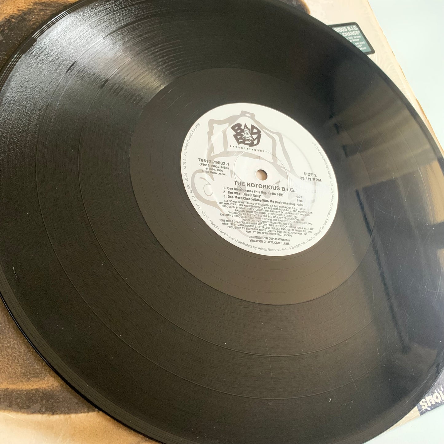 The Notorious BIG - One More Chance - Single 1995