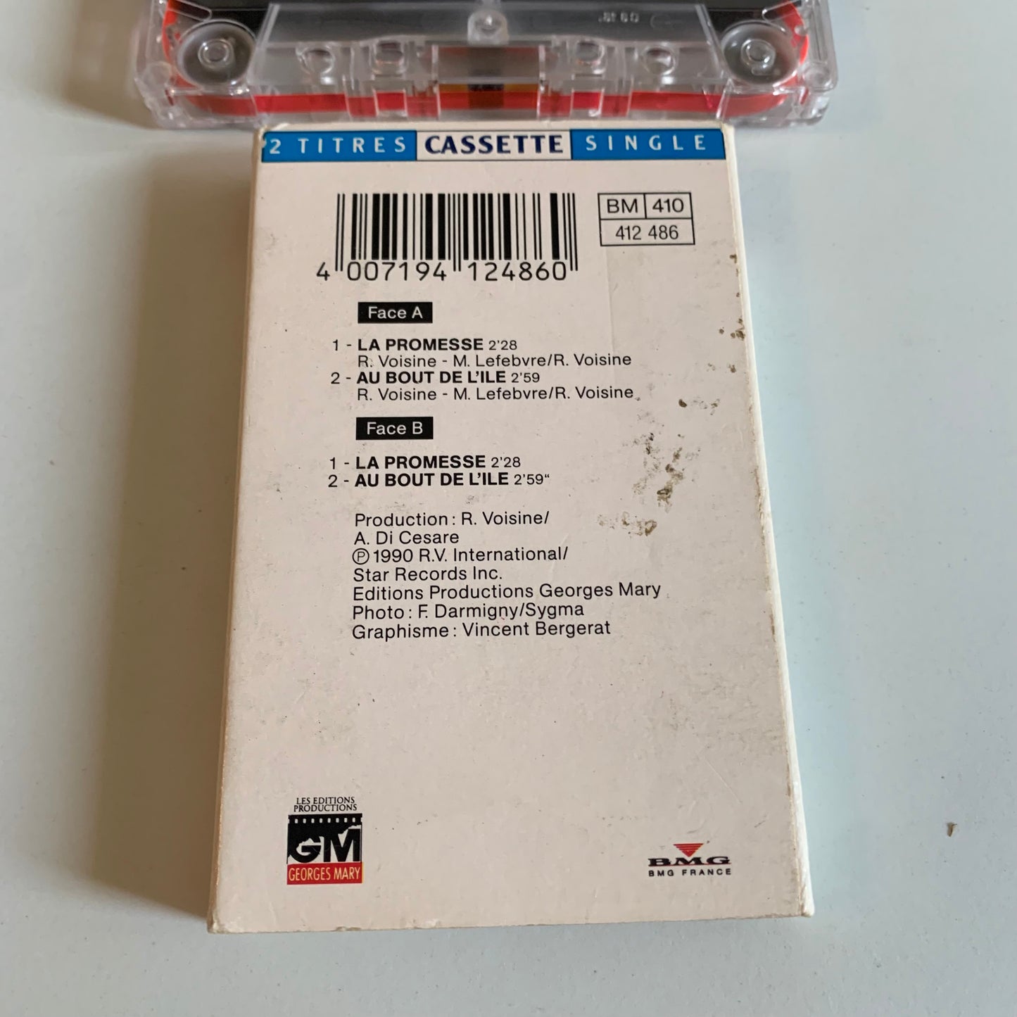 Roch Voisine - La Promesse - Single 1991 Occasion