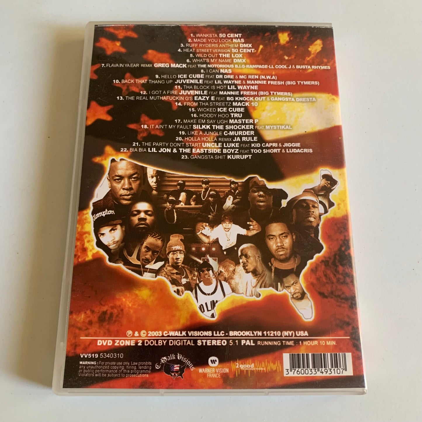 East-Coast West-Coast Shit - 50 Cent - Nas - DMX - Dr Dre - 2003 Occasion