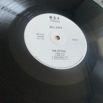 All City - The Actual - Single 1998