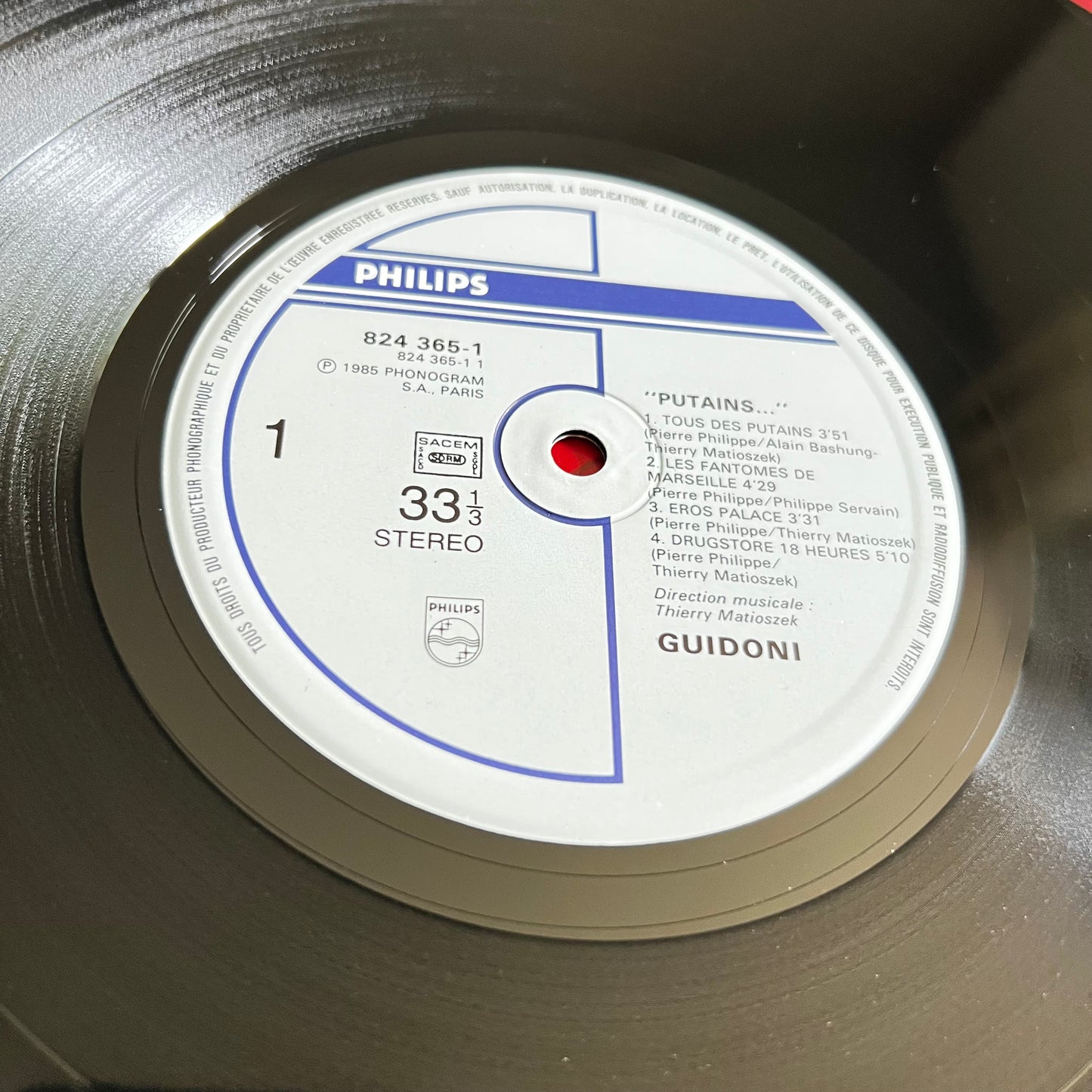 Guidoni - Putains - LP 1985
