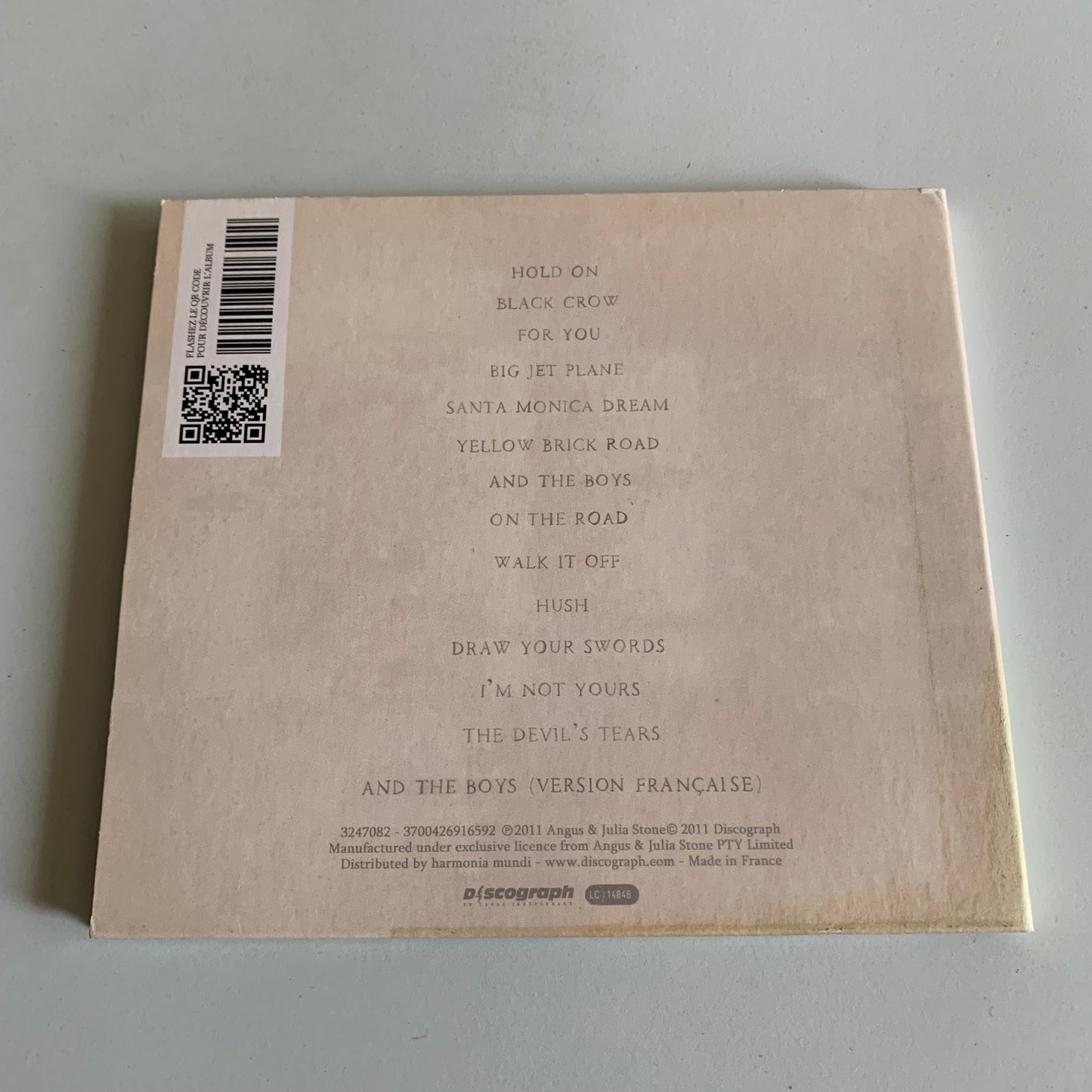 CD - Angus & Julia Stone - Down The Way - 2010 Occasion