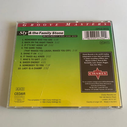 Sly & The Family Stone - Remember Who You Are - 1996 Occasion