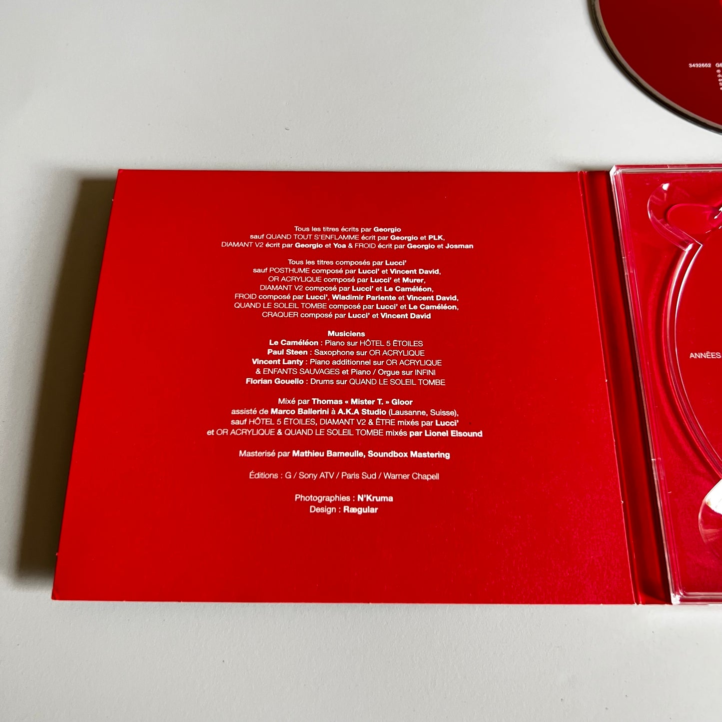 CD - Georgio - Années Sauvages - 2023