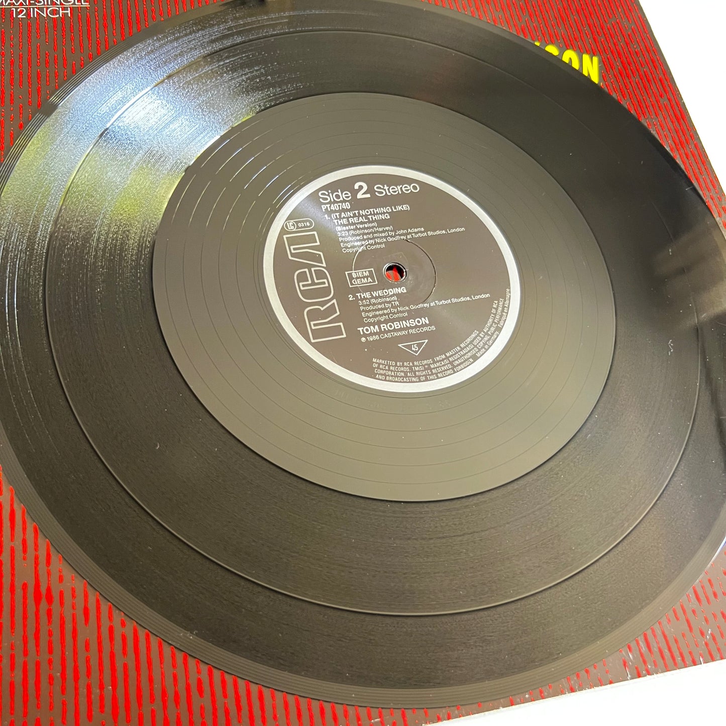 Tom Robinson - (It Ain't Nothing Like) The Real Thing - Maxi Single 1986