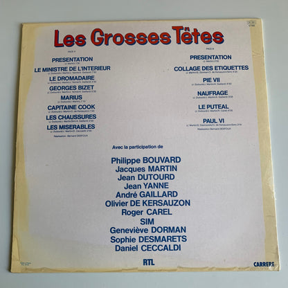 Les Grosses Têtes - Les Grosses Têtes De RTL - 33 tours 1981 Occasion