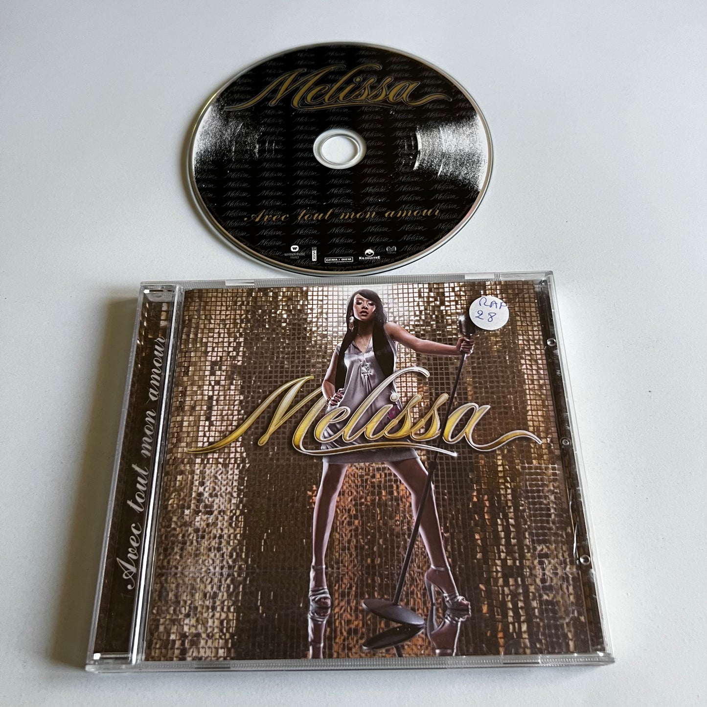CD - Melissa - Avec Tout Mon Amour - 2007