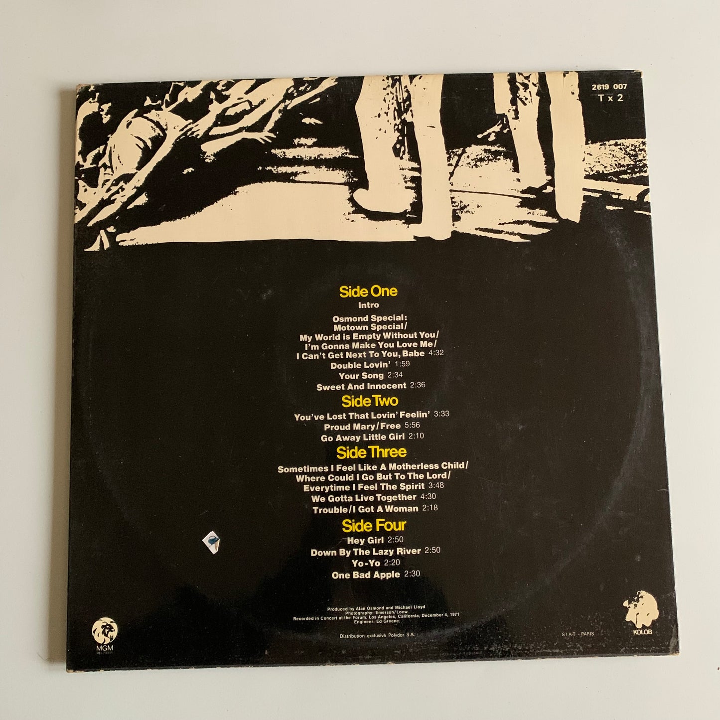 The Osmonds - Live - Double LP 1972