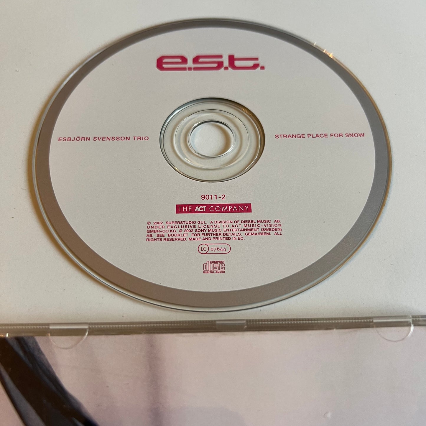 CD - E.S.T. - Strange Place For Snow - 2002