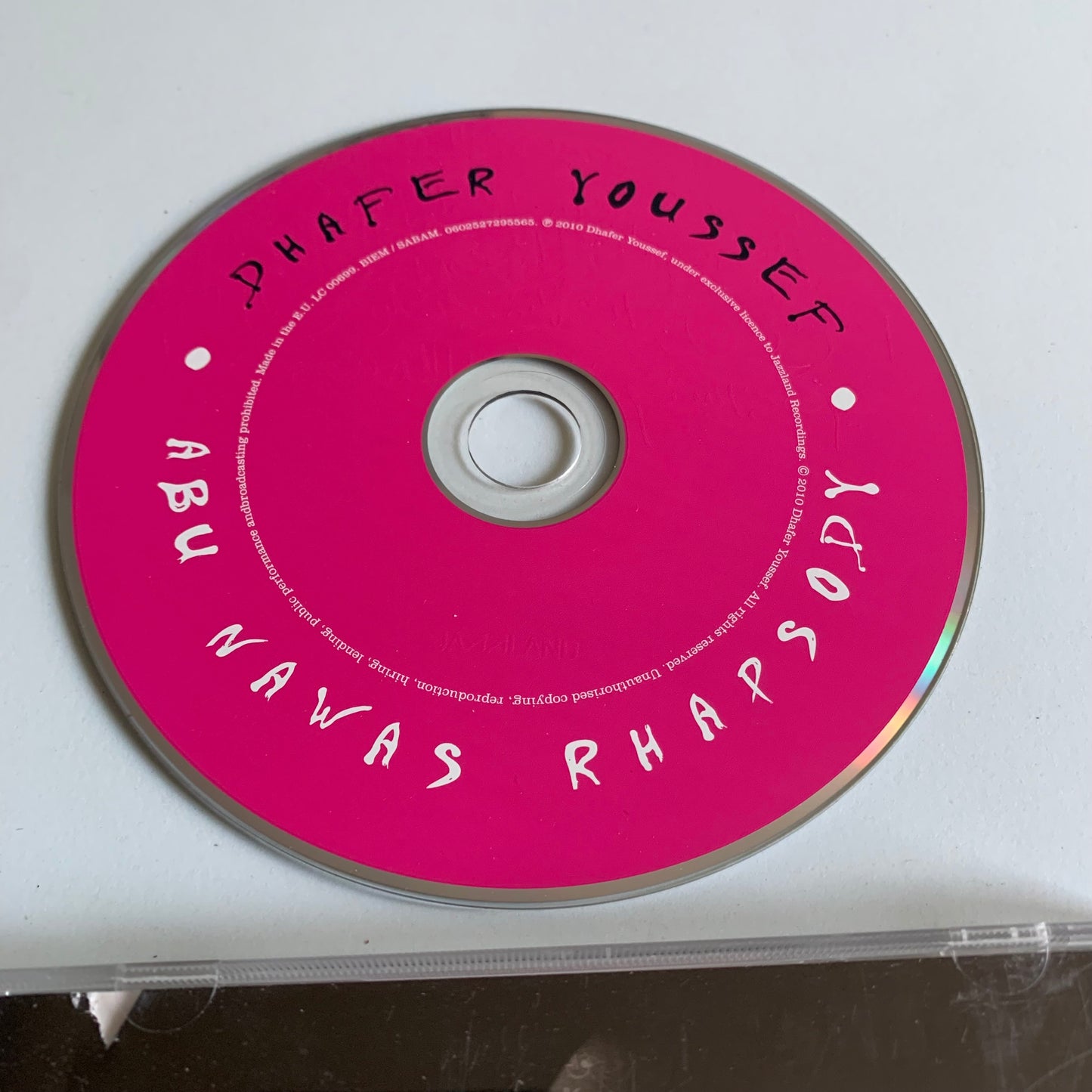 CD - Dhafer Youssef - Abu Nawas Rhapsody - 2010