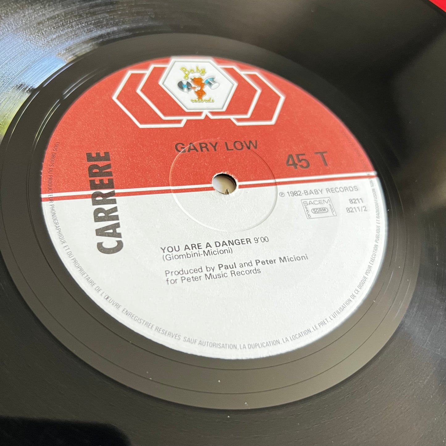Gary Low - You Are A Danger - Maxi Single 1982