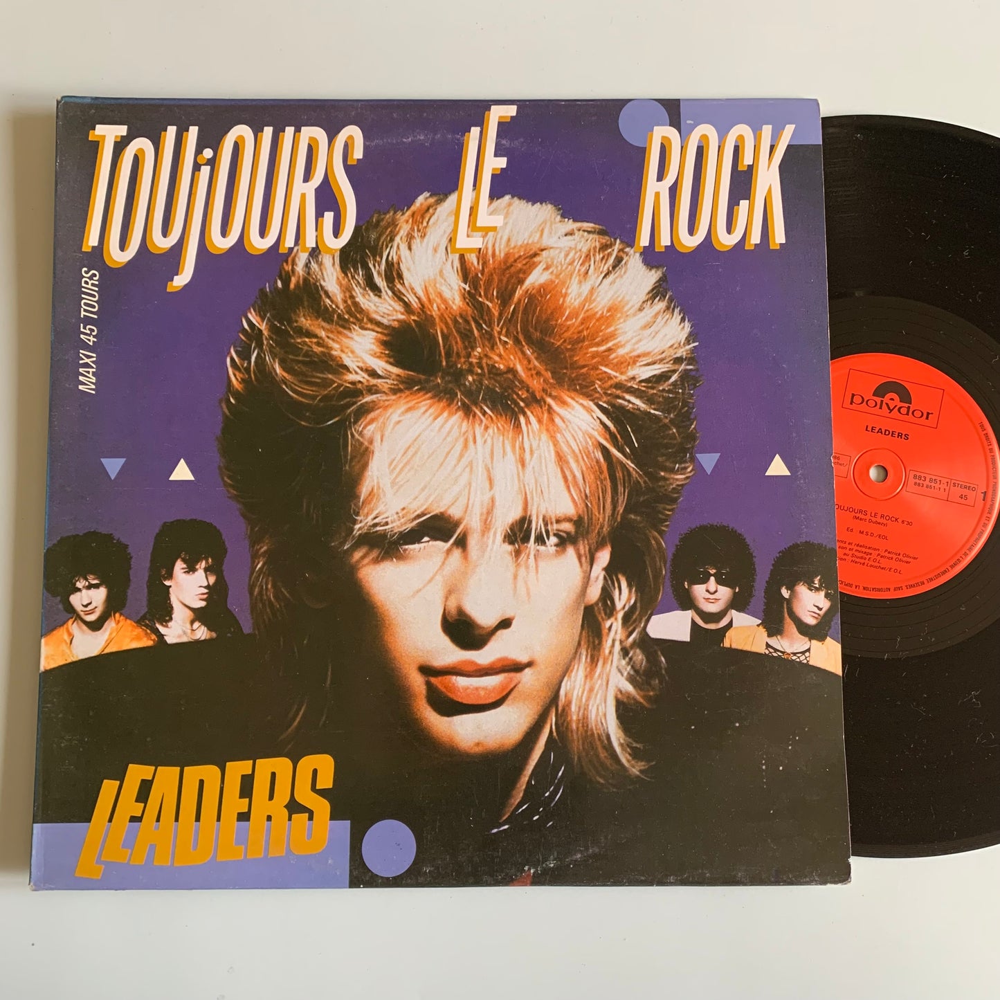 Leaders - Toujours Le Rock - Single 1986