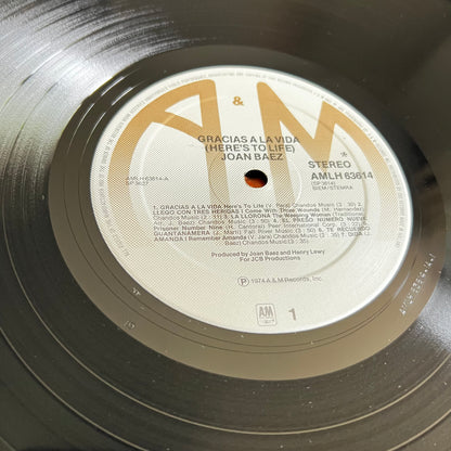 Joan Baez - Gracias A La Vida / Here's To Life - LP