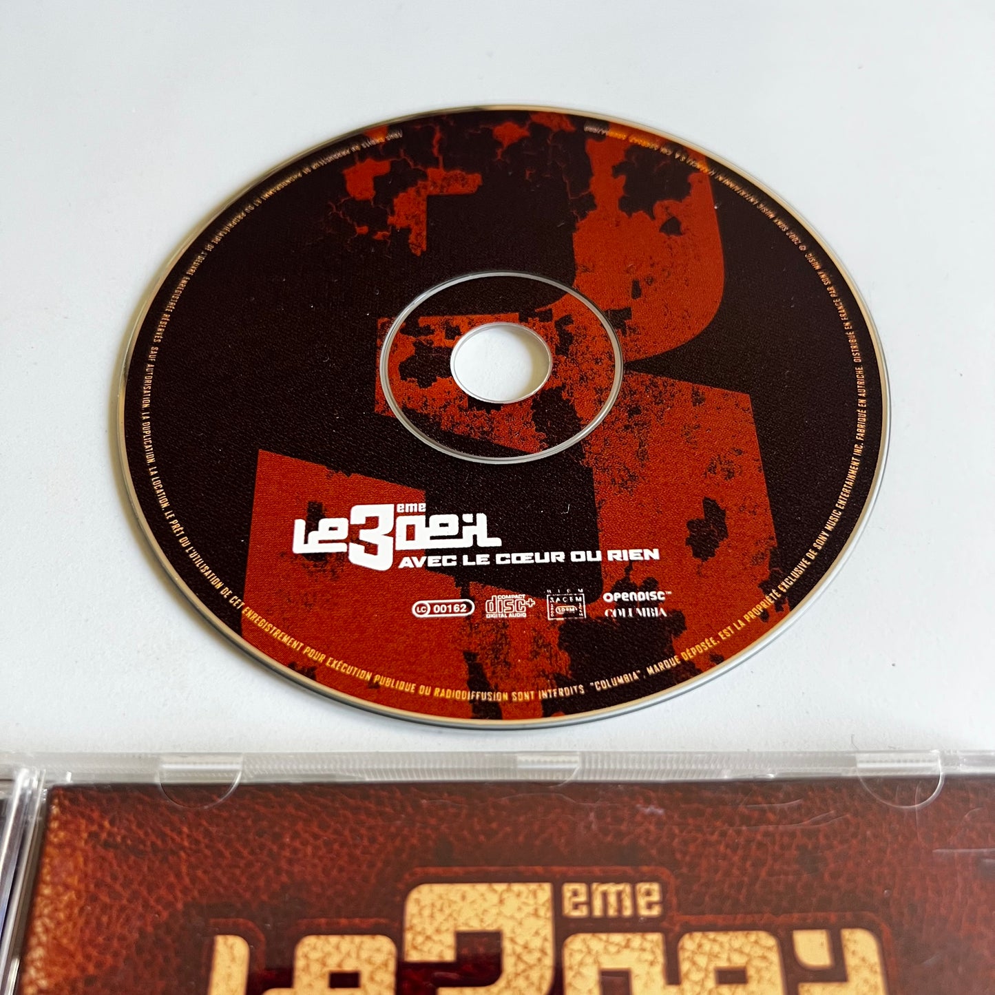 CD - Le 3ème Œil - Avec Le Cœur Ou Rien - 2002