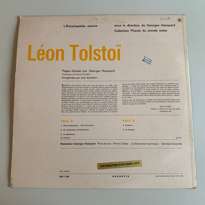 Léon Tolstoï - Extraits De : Enfance - LP 1973 Occasion
