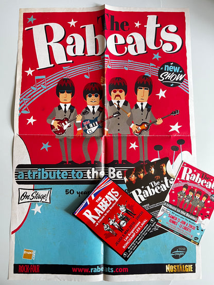 Affiche Poster Original Concert The Rabeats ATribute To The Beatles - 60x40cm