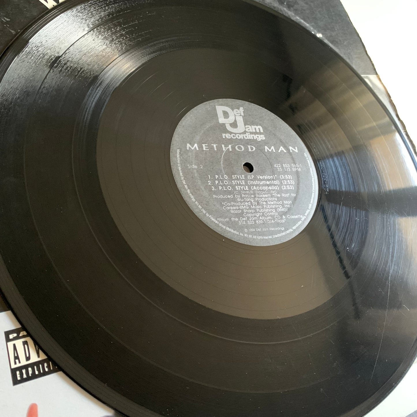 Method Man - Bring The Pain - Single 1994
