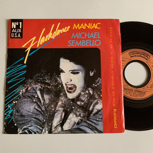 Michael Sembello - Flashdance - Maniac - Single 1983 Occasion