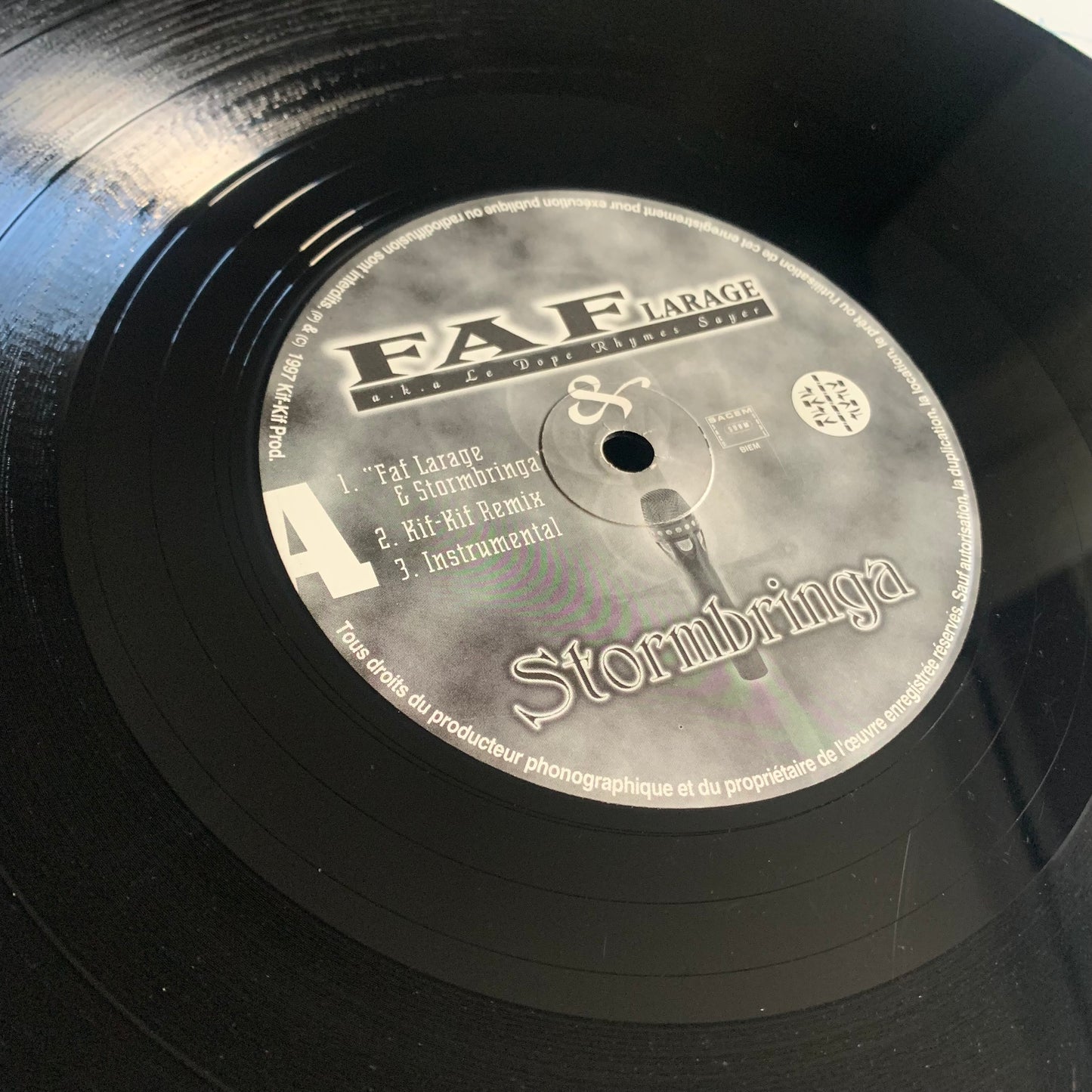 Faf Larage - Le Dope Rhymes Sayer - Faf Larage & Stormbringa - Single 1997