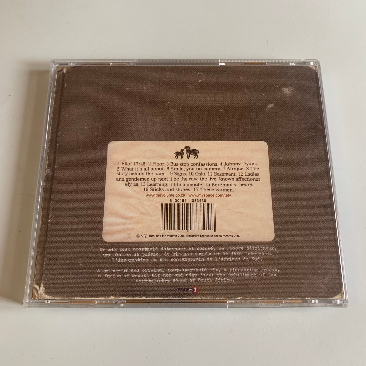 CD - Tumi And The Volume - 2006 Occasion