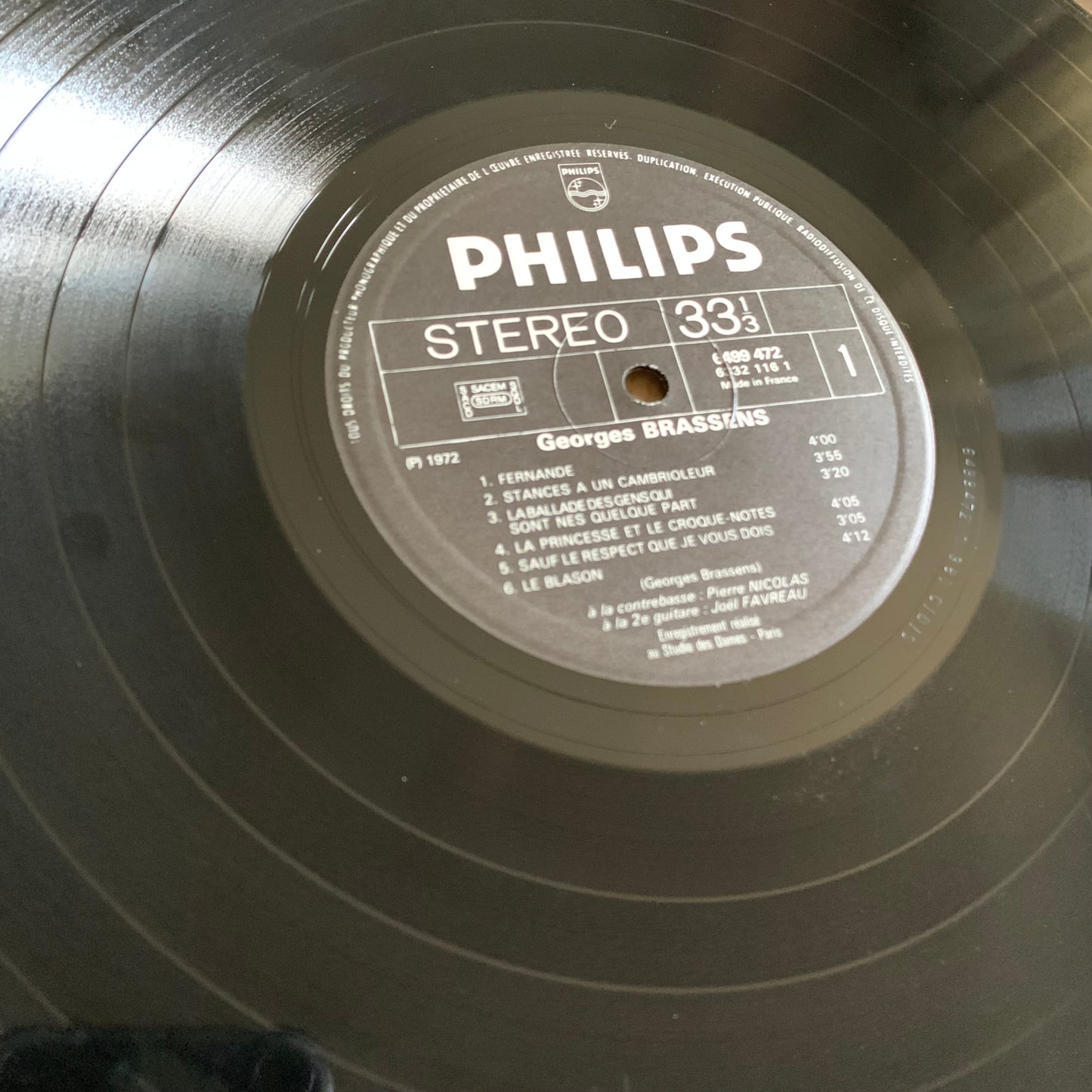 Georges Brassens - Fernande - 11 - LP Occasion