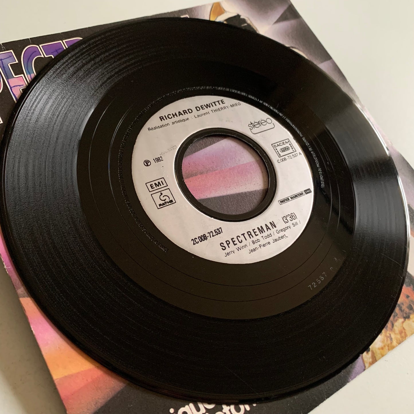 Richard Dewitte - Spectreman (Musique Du Feuilleton A2) - Single 1982 Occasion