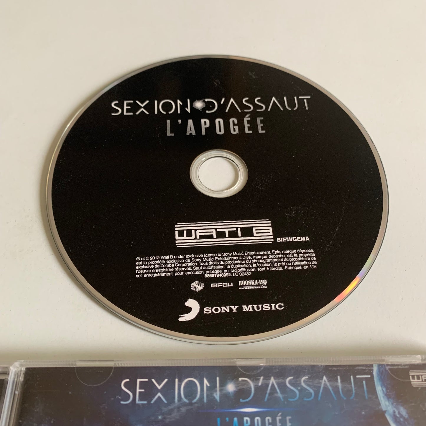 CD - Sexion D’Assaut - L’Apogée - 2012 Occasion