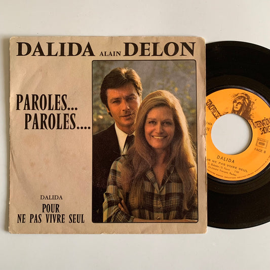Dalida - Alain Delon - Paroles Paroles - Single 1973