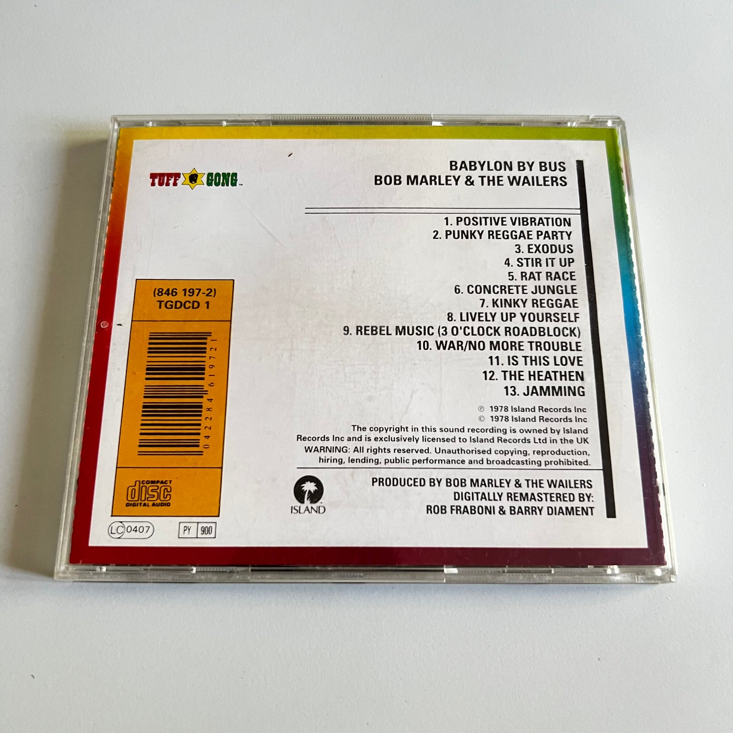 CD - Bob Marley & The Wailers - Babylon By Bus