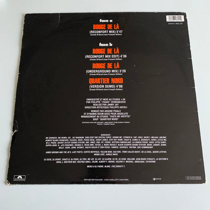 MC Solaar - Bouge De Là (Remix) - Single 1991