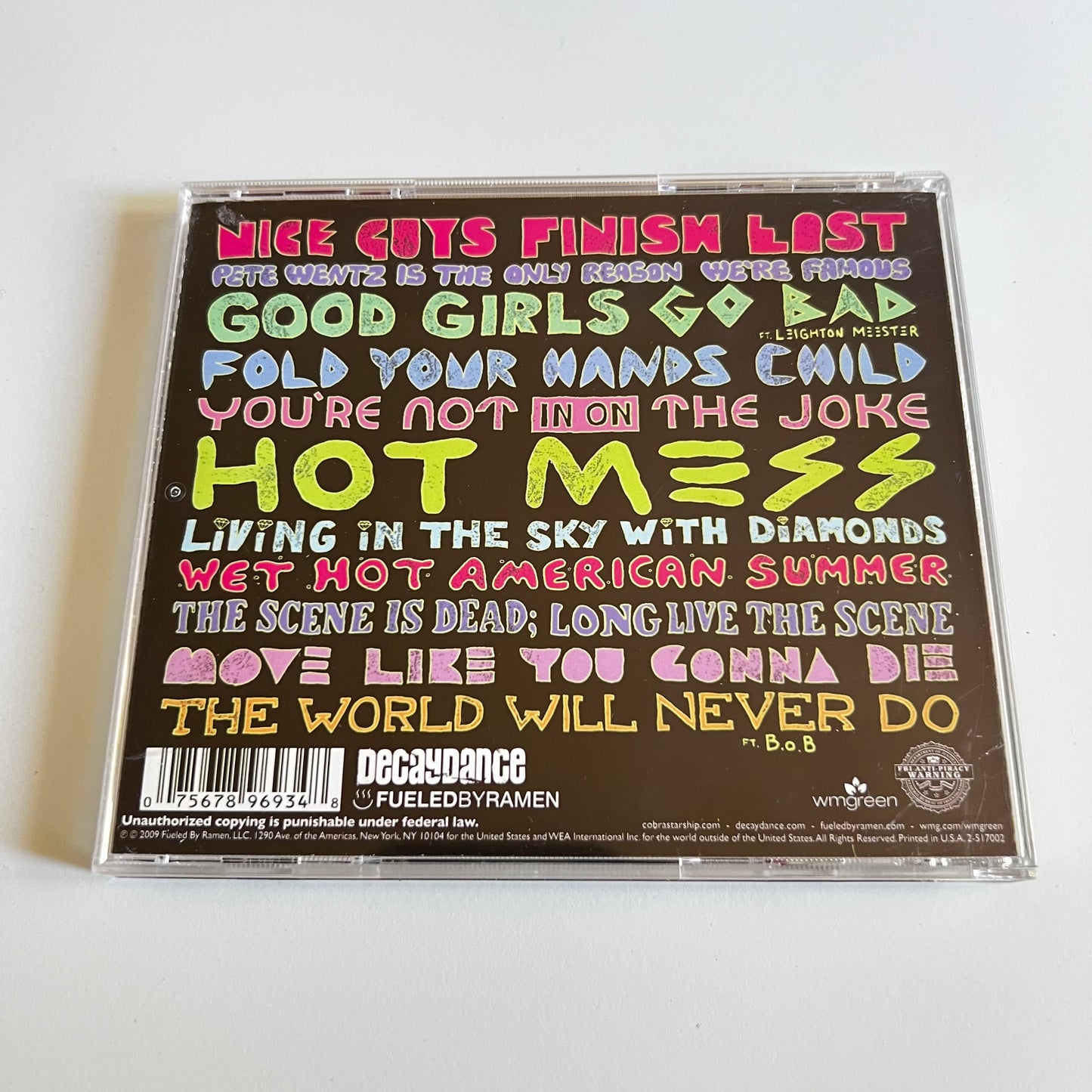 CD - Cobra Starship - Hot Mess - 2009