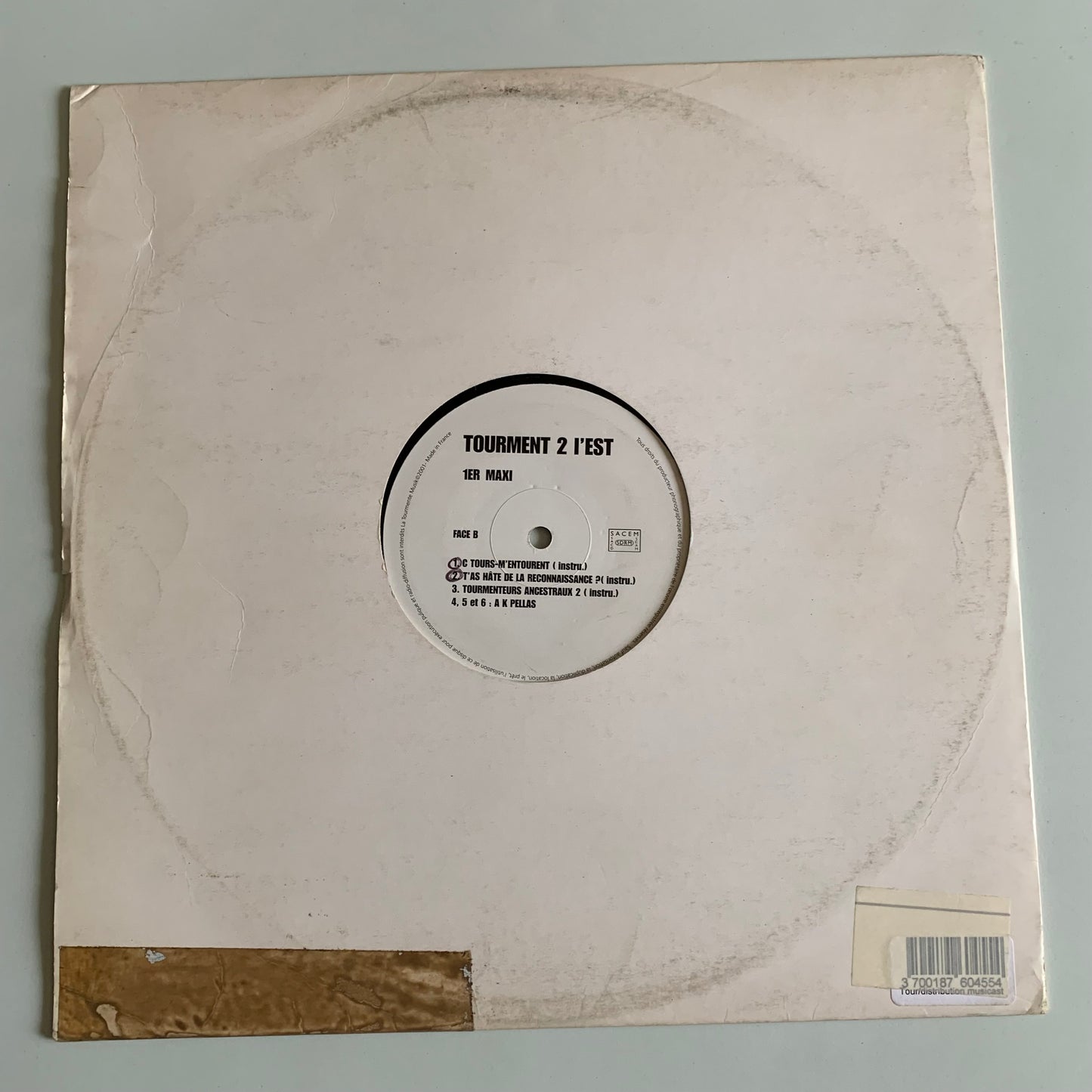 Tourment 2 L'Est - 1er Maxi - Maxi 2001 Occasion