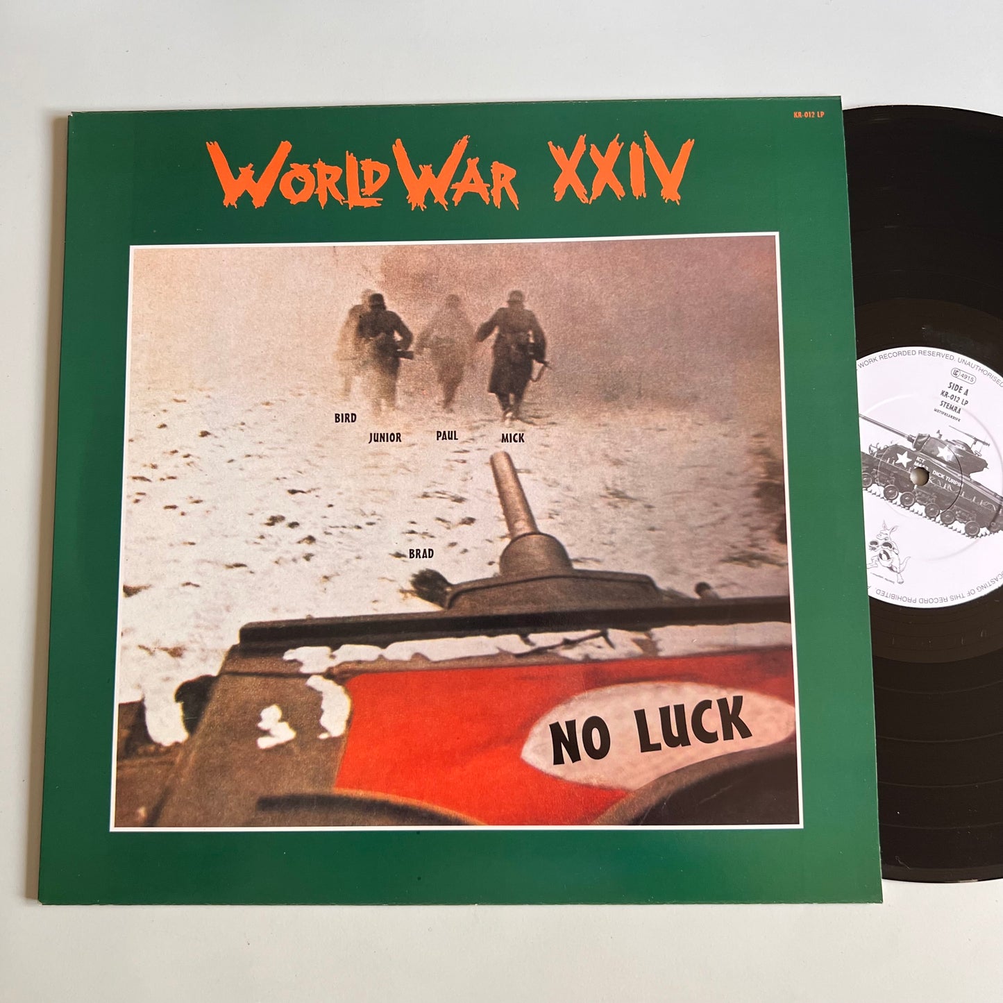 World War XXIV - No Luck - LP 1995