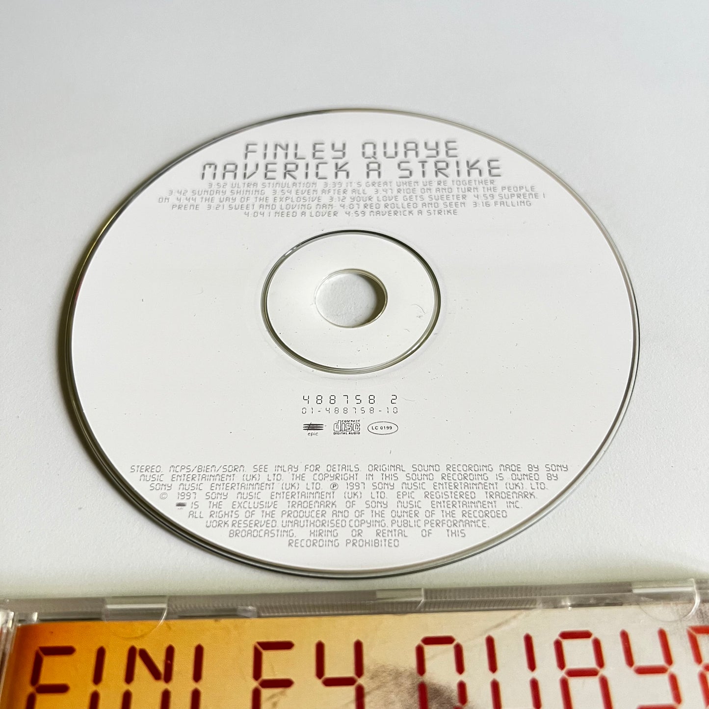 CD - Finley Quaye - Maverick A Strike - 1997