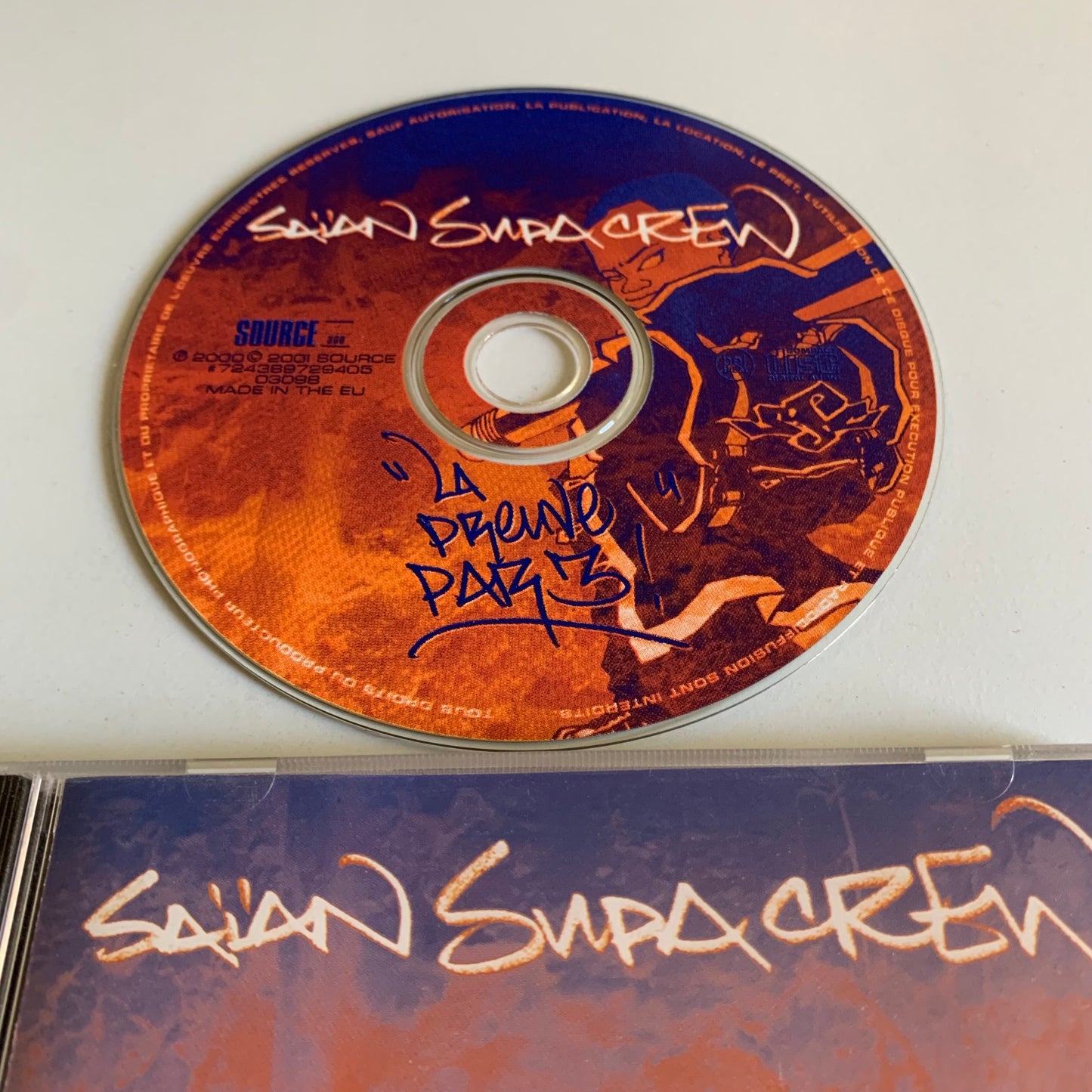 CD Saïan Supa Crew - La Preuve Par 3 - 2001 Occasion