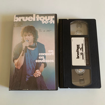 Patrick Bruel - Bruel Tour 90-91 - Si Ce Soir - En Concert En Coulisse - VHS 1991 Occasion