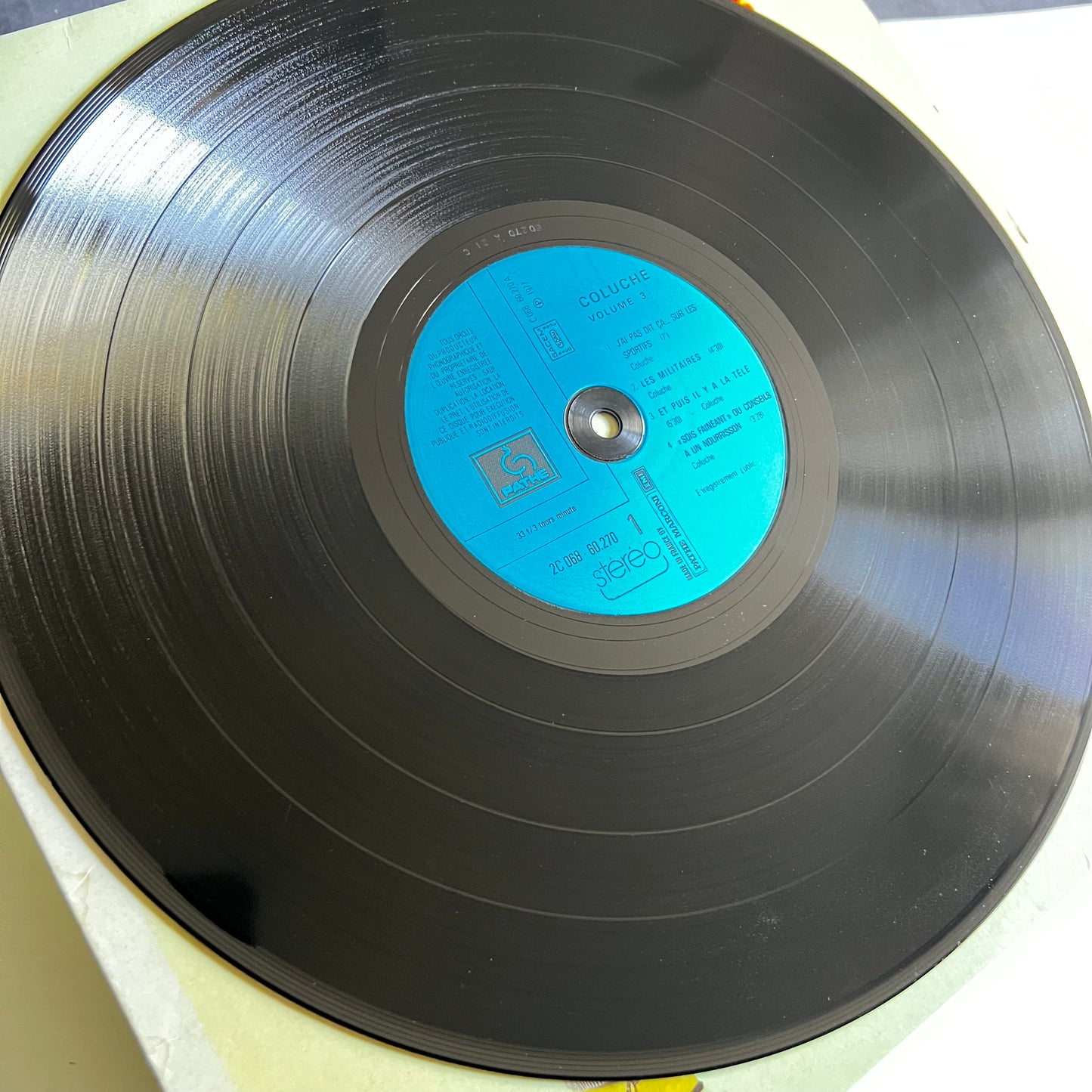 Coluche - Enregistrement Public Vol. 3 - LP 1977