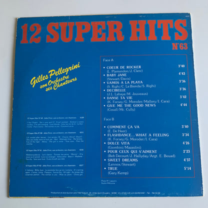 Gilles Pellegrini, Son Orchestre Et Ses Chanteurs - 12 Super Hits N°63 Occasion