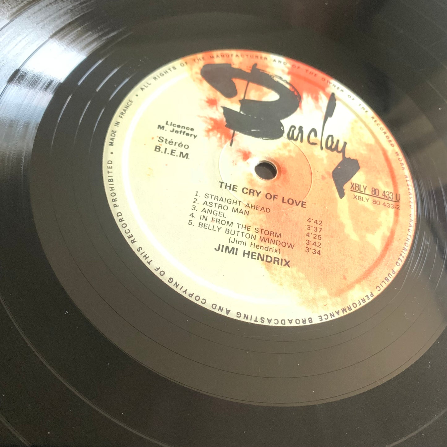 Jimi Hendrix - The Cry Of Love - 1971