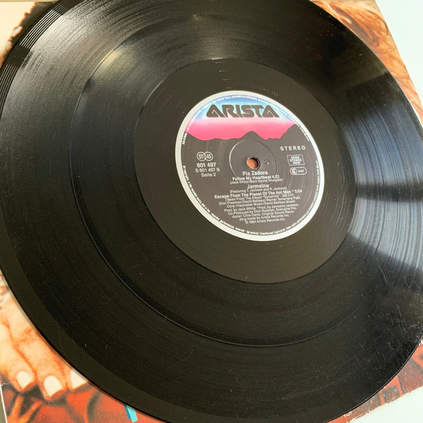 Jermaine Jackson - Pia Zadora - When The Rain Begins To Fall - Single 1984