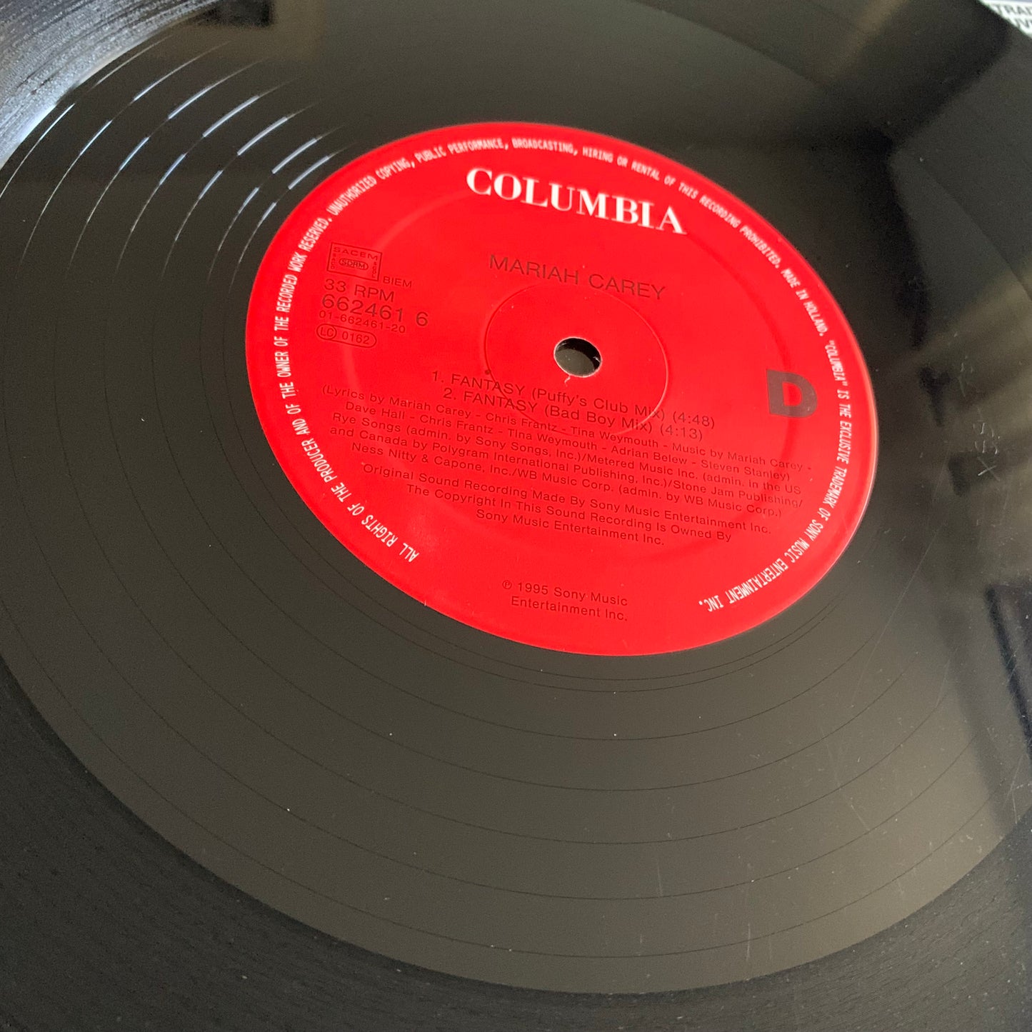 Mariah Carey - Fantasy - Double Vinyle 1995