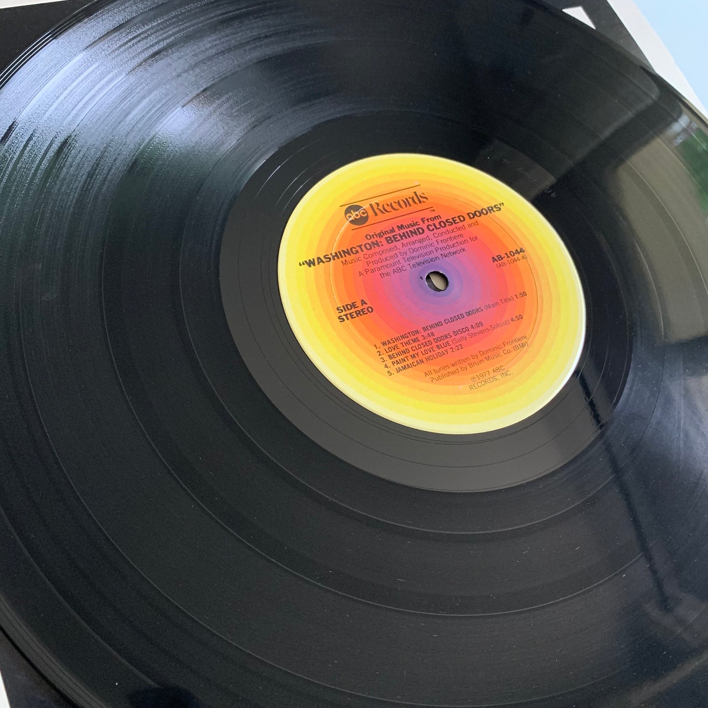 Dominic Frontiere - Washington: Behind Closed Doors (Original Music From) - LP 1977 Occasion