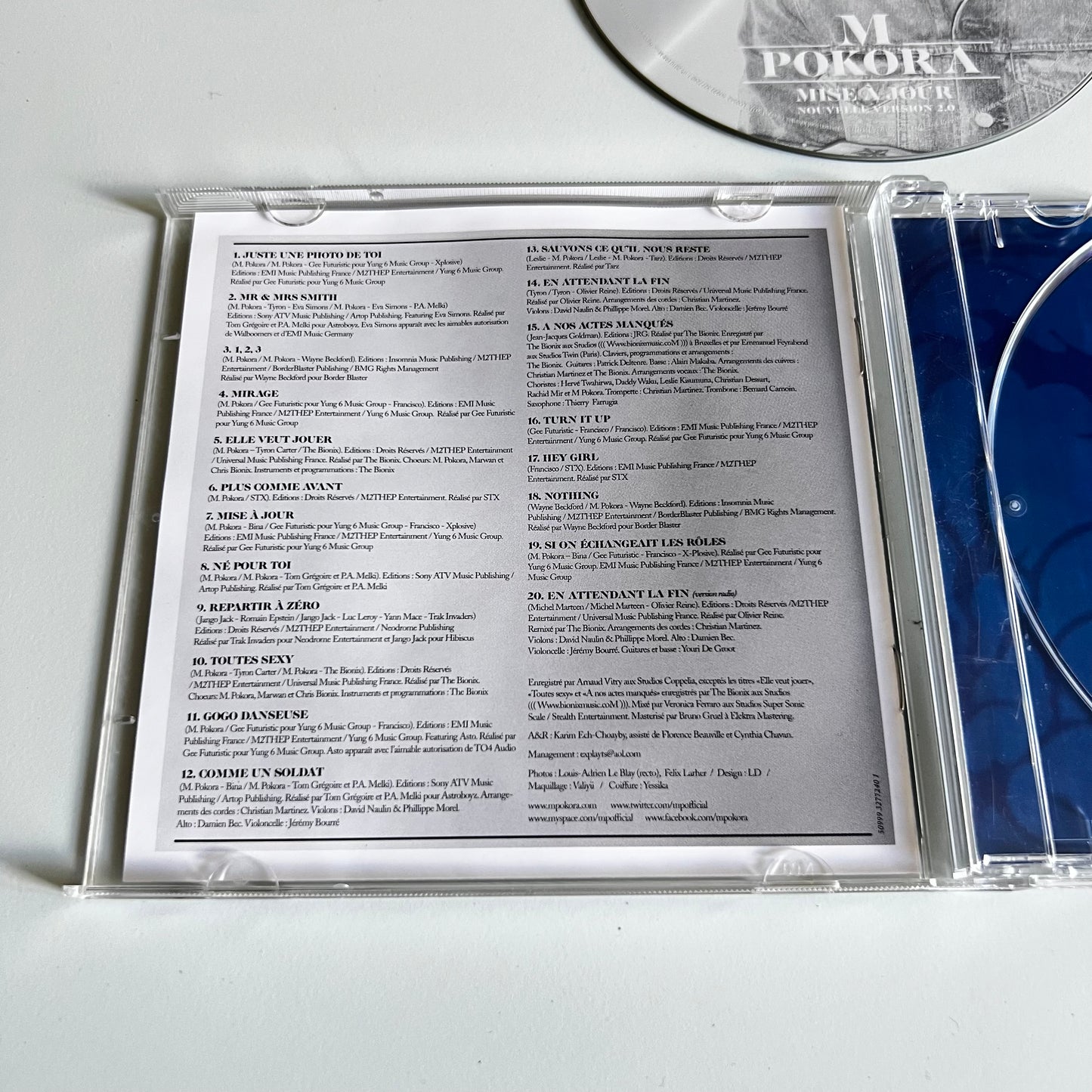 CD - M. Pokora - Mise À Jour (Nouvelle Version 2.0) - 2013